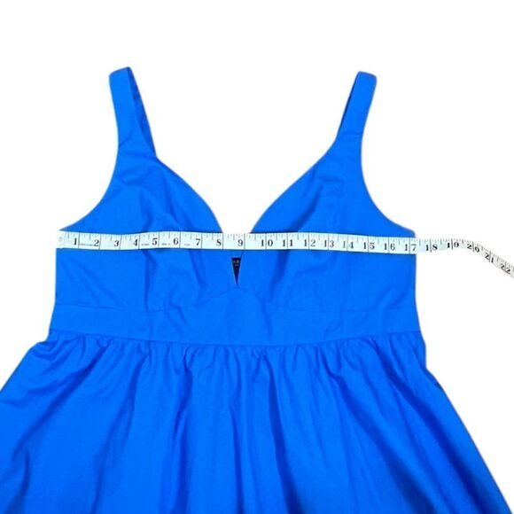 Banana Republic Fit And Flare Blue Dress, Size 10, NWT - Picture 5 of 9
